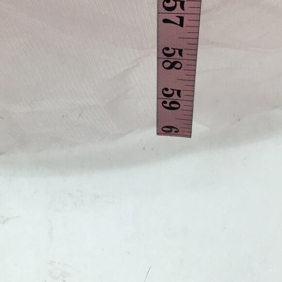 FORMAL 16W plus soft pink beaded embroidered tulle maxi dress gown prom NEW B115 - Picture 3 of 6